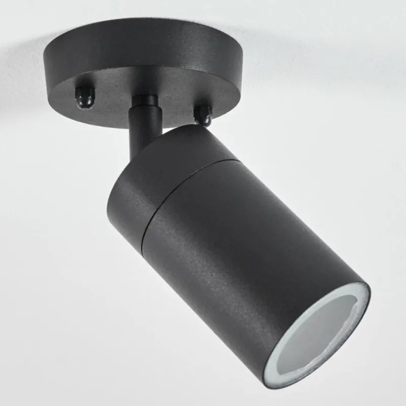 hofstein plafonnier extérieur Bessiebelle Noir, Blanc, 1 lumière