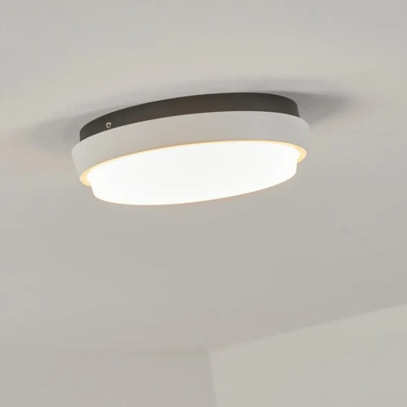 hofstein plafonnier extérieur Centinela LED Anthracite, Blanc, 1 lumière