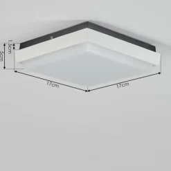 hofstein plafonnier extérieur Gomero LED Anthracite, Blanc, 1 lumière