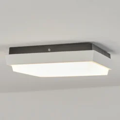 hofstein plafonnier extérieur Gomero LED Anthracite, Blanc, 1 lumière