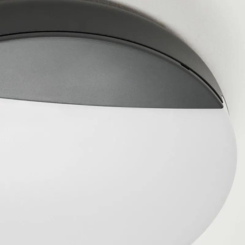 hofstein plafonnier extérieur Joserand LED Anthracite, 1 lumière