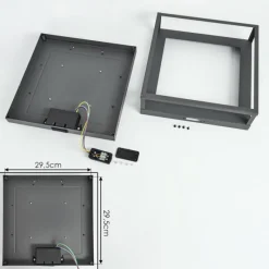 hofstein plafonnier extérieur Nonza LED Anthracite, 1 lumière