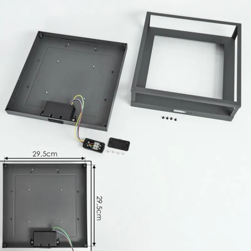 hofstein plafonnier extérieur Nonza LED Anthracite, 1 lumière