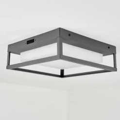 hofstein plafonnier extérieur Nonza LED Anthracite, 1 lumière