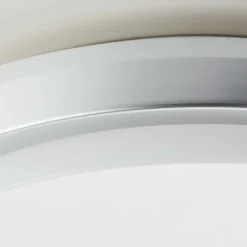 Luminaires Brilliant plafonnier extérieur Brilliant Devora LED Argenté, 1 lumière