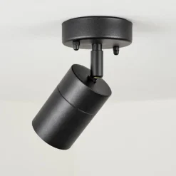 hofstein plafonnier extérieur Corneda Noir, 1 lumière