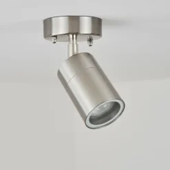 hofstein plafonnier extérieur Corneda Acier inoxydable, 1 lumière