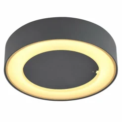 Luminaires Globo Lighting plafonnier extérieur Globo SURA LED Anthracite, 1 lumière