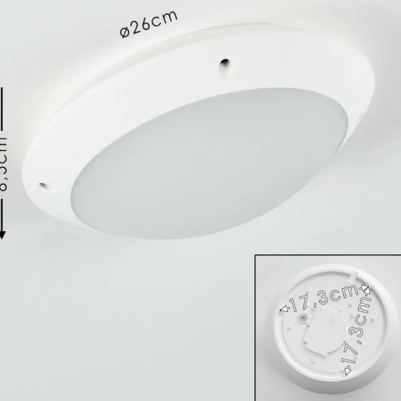 hofstein plafonnier extérieur Grafton Blanc, 1 lumière