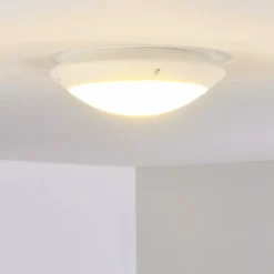 hofstein plafonnier extérieur Grafton Blanc, 1 lumière