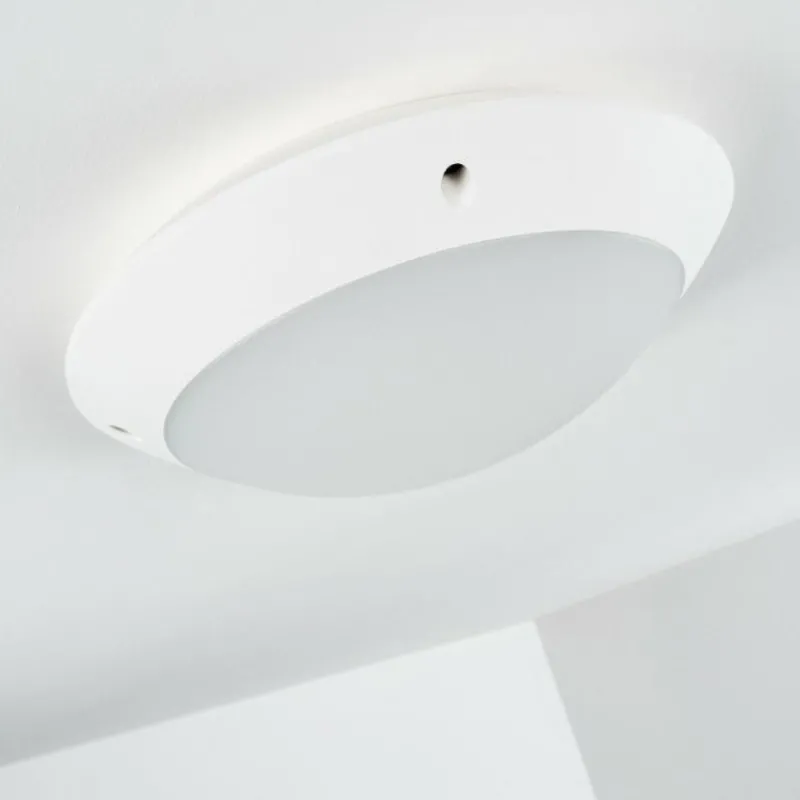 hofstein plafonnier extérieur Grafton Blanc, 1 lumière