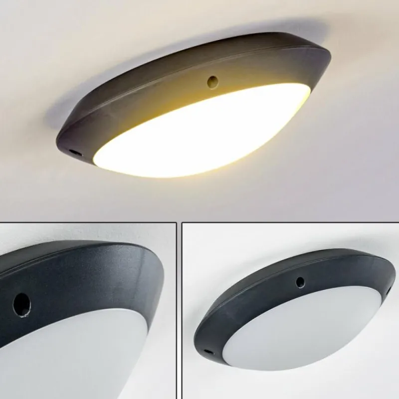 hofstein plafonnier extérieur Grafton Anthracite, 1 lumière