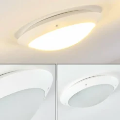 hofstein plafonnier extérieur Grafton Blanc, 2 lumières