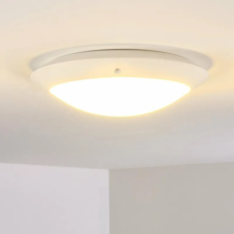 hofstein plafonnier extérieur Grafton Blanc, 2 lumières