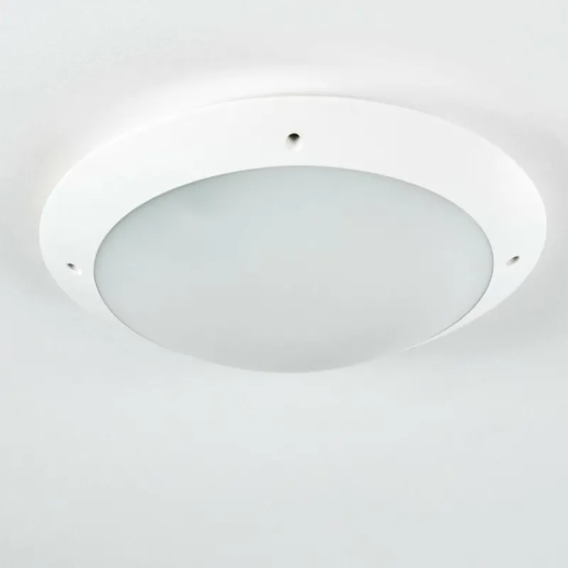 hofstein plafonnier extérieur Grafton Blanc, 2 lumières