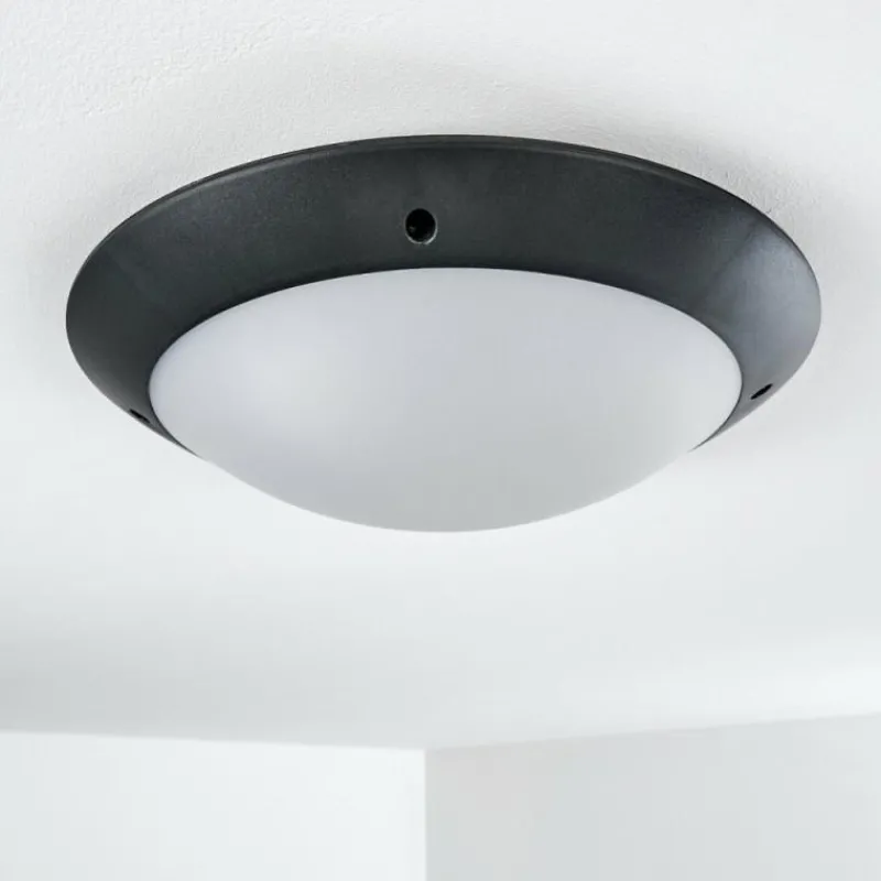 hofstein plafonnier extérieur Grafton Anthracite, 2 lumières