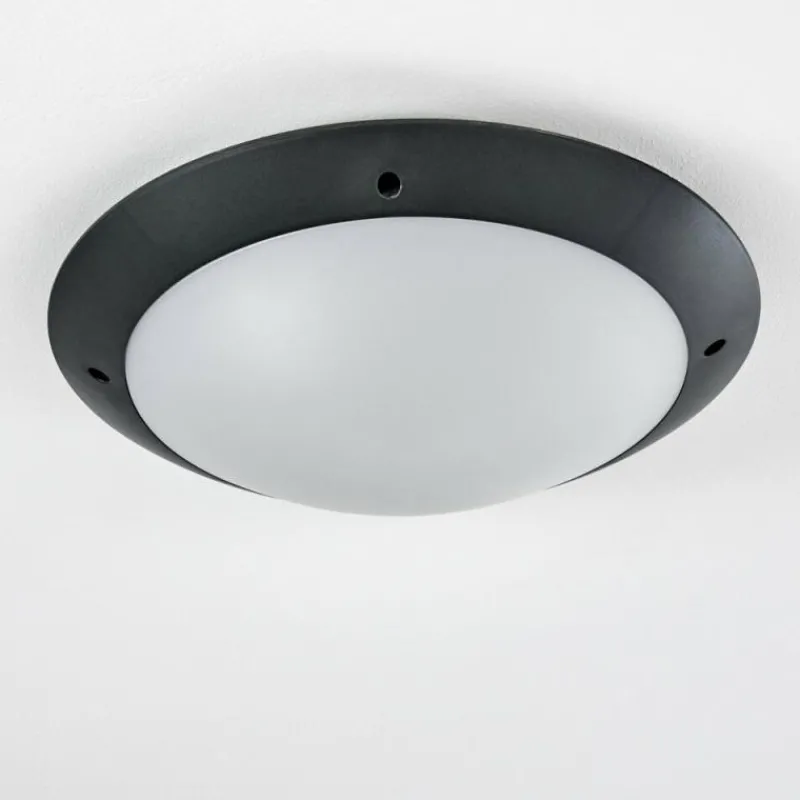 hofstein plafonnier extérieur Grafton Anthracite, 2 lumières