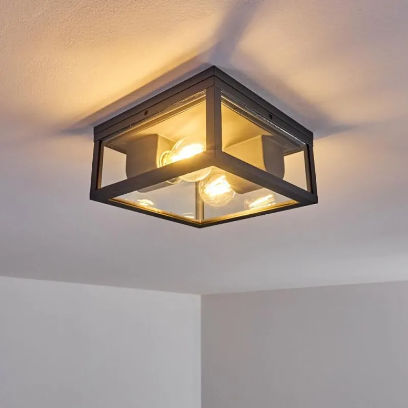 hofstein plafonnier extérieur Kiwalik Anthracite, 1 lumière