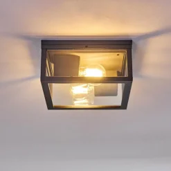 hofstein plafonnier extérieur Kiwalik Anthracite, 1 lumière