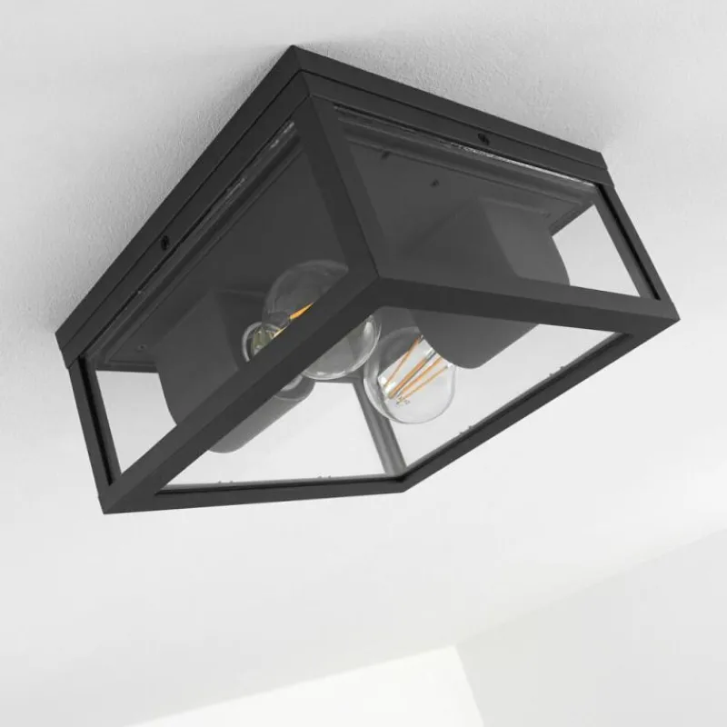 hofstein plafonnier extérieur Kiwalik Anthracite, 1 lumière