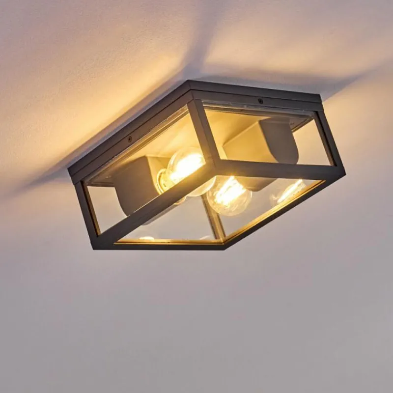 hofstein plafonnier extérieur Kiwalik Anthracite, 1 lumière