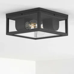 hofstein plafonnier extérieur Kiwalik Anthracite, 1 lumière