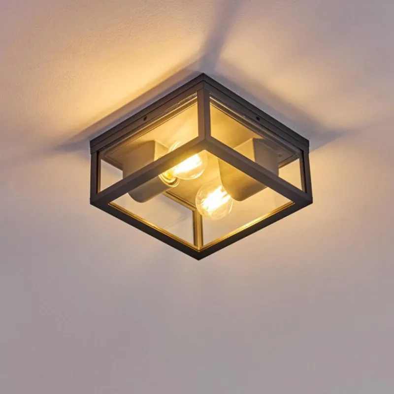 hofstein plafonnier extérieur Kiwalik Anthracite, 1 lumière