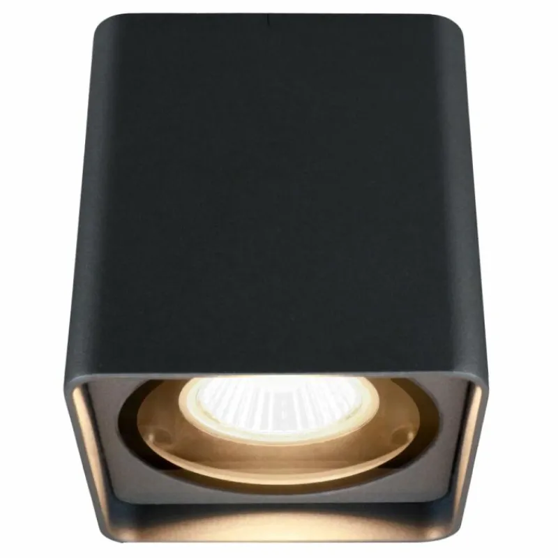 Luminaires LCD plafonnier extérieur LCD Falshorn Gris, 1 lumière