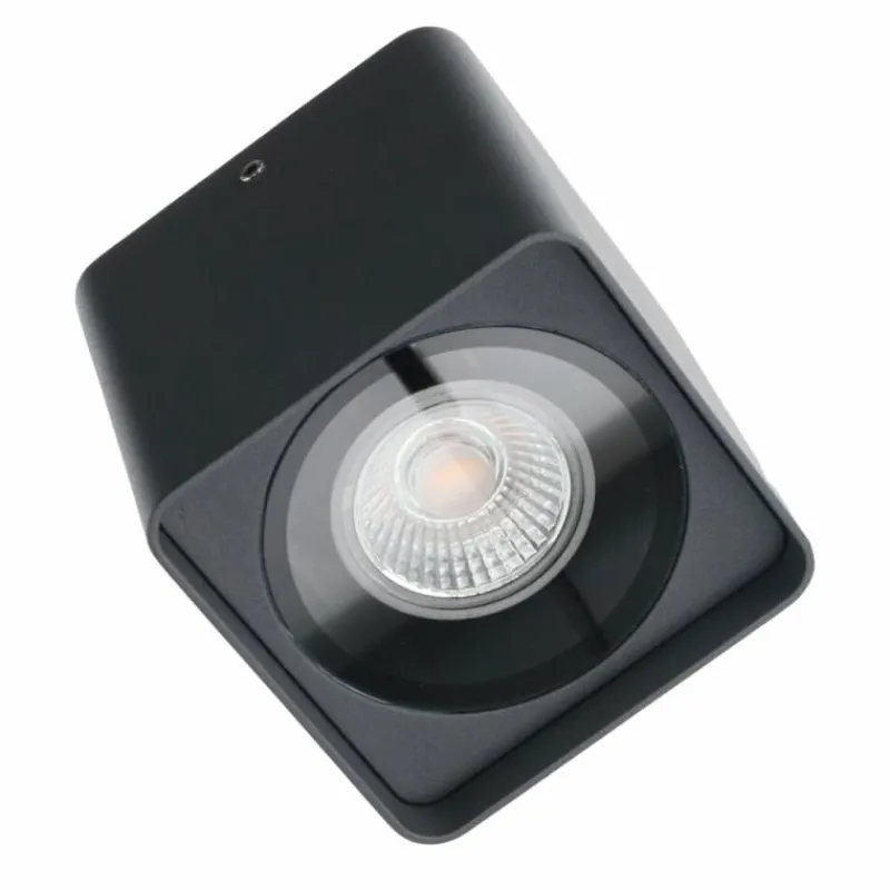 Luminaires LCD plafonnier extérieur LCD Falshorn Gris, 1 lumière