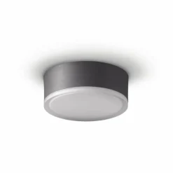 Luminaires LCD plafonnier extérieur LCD Grasbrunn LED Noir, 1 lumière