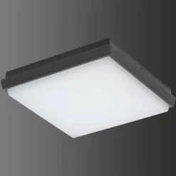 Luminaires LCD Plafonnier extérieur LCD TYP 5060 LED Noir, 1 lumière