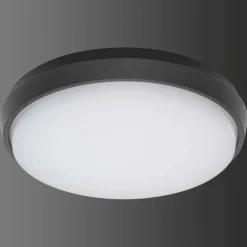 Luminaires LCD Plafonnier extérieur LCD TYP 5067 LED Noir, 1 lumière