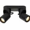 Luminaires Lucide plafonnier extérieur Lucide NIORT Noir, 2 lumières