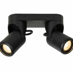Luminaires Lucide plafonnier extérieur Lucide NIORT Noir, 2 lumières