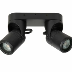 Luminaires Lucide plafonnier extérieur Lucide NIORT Noir, 2 lumières