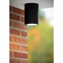 Luminaires Lucide plafonnier extérieur Lucide VOLANTIS Noir, 1 lumière