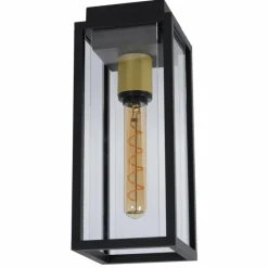 Luminaires Lucide plafonnier extérieur Lucide LAURENS Noir, 1 lumière