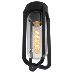 Luminaires Lucide plafonnier extérieur Lucide GARLAND Noir, 1 lumière