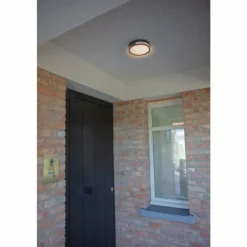 Luminaires Lutec plafonnier extérieur Lutec Rola LED Noir, 1 lumière