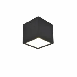 Luminaires Lutec plafonnier extérieur Lutec Gemini LED Noir, 1 lumière