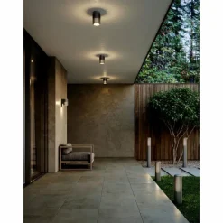 Luminaires Nordlux plafonnier extérieur Nordlux MATR Aluminium, 1 lumière