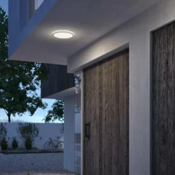 Luminaires Philips plafonnier extérieur Philips Superslim LED Blanc, 1 lumière