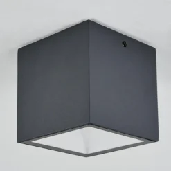 hofstein plafonnier extérieur Spidern LED Anthracite, Blanc, 1 lumière