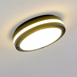 hofstein plafonnier extérieur Wollongong LED Anthracite, 1 lumière