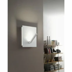 Luminaires Fabas Luce Plafonnier Fabas Luce Agia LED Blanc, 1 lumière* Éclairage Led