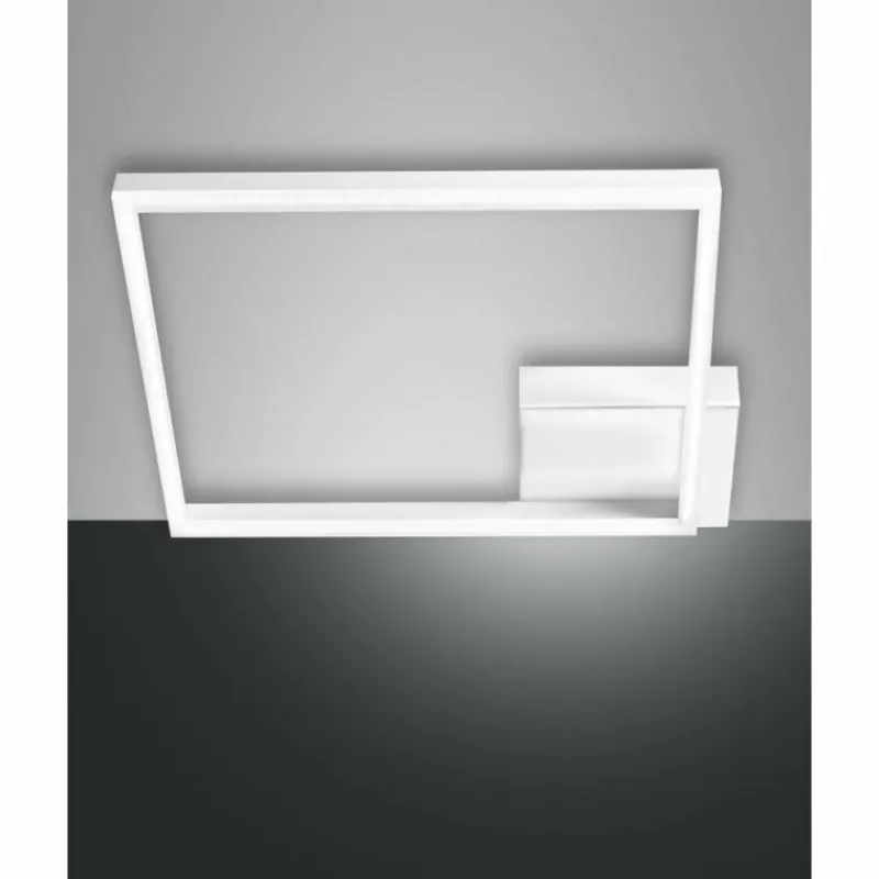 Luminaires Fabas Luce Plafonnier Fabas Luce Bard LED Blanc, 1 lumière
