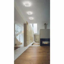Luminaires Fabas Luce Plafonnier Fabas Luce Bard LED Blanc, 1 lumière