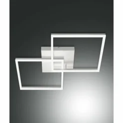 Luminaires Fabas Luce Plafonnier Fabas Luce Bard LED Blanc, 1 lumière
