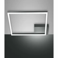 Luminaires Fabas Luce Plafonnier Fabas Luce Bard LED Anthracite, 1 lumière