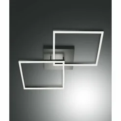 Luminaires Fabas Luce Plafonnier Fabas Luce Bard LED Anthracite, 1 lumière